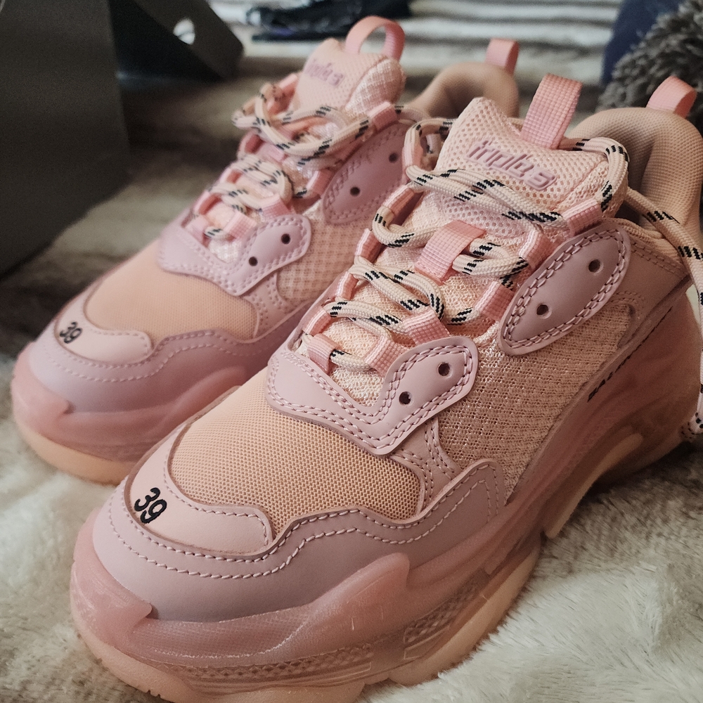 Balenciaga Triple S Pink Women's Sneakers